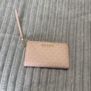 Michael Kors Blush Pink Wristlet